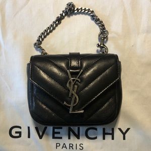 Authentic YSL Mini Monogram Coin Chain Bag